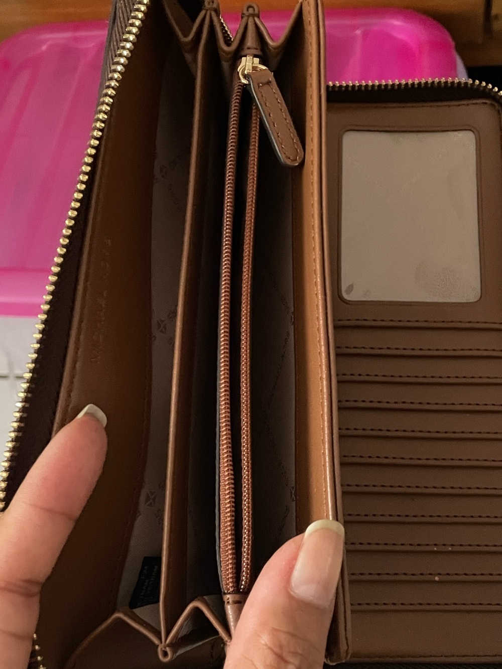 Michael Kors Jet Set Large Wallet Signature Logo - Picture 5 of 7